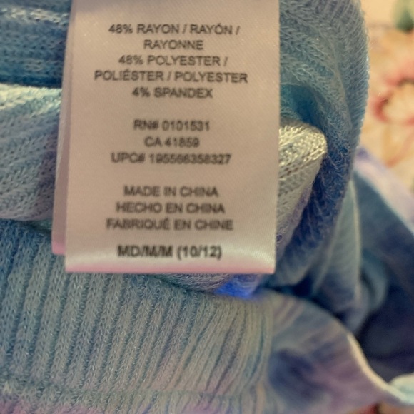 Kids Tie-Dye Bottoms - Blue and Purple - Picture 5 of 6